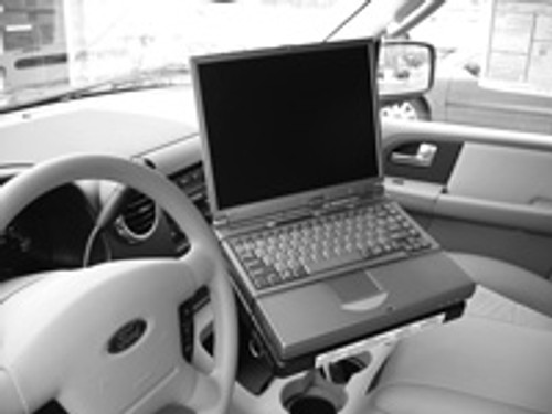 Universal Vehicle Laptop Mount with 10 inch fixed pole